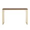 Martha Stewart 23.5 in. D X 47.25 in. W X Engineered Wood, Steel, Walnut Top/Polished Brass Frame XU-M-BLK-106-BR-GLD-MS - alternate 5